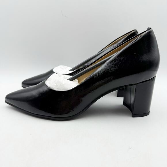 Marc Joseph New York Womens Garrett PL Pumps US 8 Black Patent Leather NIB - Picture 9 of 13